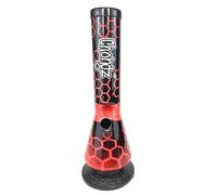 CHONGZ 30cm "Fatties Beehive" Acrylic Ice Beaker Bong (Red)