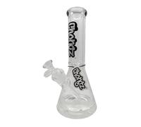 Chongz 30cm “Tyson” Super Tough 9mm Glass Beaker Bong - Heavy Duty Borosilicate Water Pipe with Thick Glass, Stable Base & Smooth Filtration - Durable Premium Clear Design