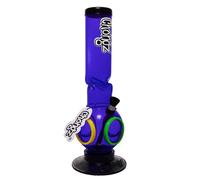Chongz 30cm "Wills Chutney Ferret" Ice Acrylic Waterpipe Bong (Blue)
