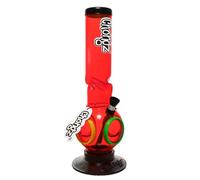 Chongz 30cm "Wills Chutney Ferret" Ice Acrylic Waterpipe Bong (Red)
