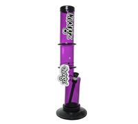 Chongz 36cm "Dirty Heathen" Ice Waterpipe Bong (Purple)