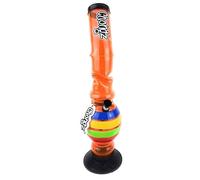 CHONGZ 40cm "Lean on Me" Acrylic Ice Twist Bong with Carb Hole (CHO192) (Orange)