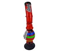 CHONGZ 40cm "Lean on Me" Acrylic Ice Twist Bong with Carb Hole (CHO192) (Red)