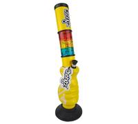 CHONGZ 40cm "Pis Tol Lita" Acrylic Ice Waterpipe Bong (CHO188) (Yellow)
