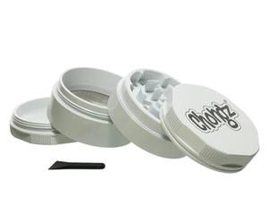 Chongz 52mm White Ceramic John Snow 4 Part Herbal Grinder