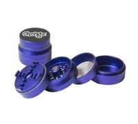 CHONGZ 62mm - Big Chief - Metal Grinder - Premium Quality, Durable Design for Smooth Grinding Experience (Blue)