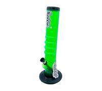 Chongz Acrylic 30cm "Don"t Ffffit" Straight Grip Bong, made from quality 3mm acrylic construction, lightweight and shatter-resistant (Green)