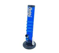 Chongz Acrylic 30cm "Don"t Ffffit" Straight Grip Bong, made from quality 3mm acrylic construction, lightweight and shatter-resistant (Blue)
