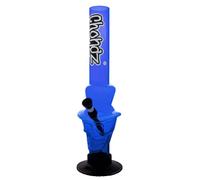 Chongz Acrylic 30cm "Pauls Toupe" Skull design Waterpipe Bong (Blue)
