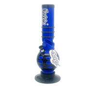 Chongz Acrylic 30cm “Spring Rain” Bubble Ice Twist Bong, artistic Design, made from high quality 3mm acrylic construction, lightweight and shatter-resistant (Blue)