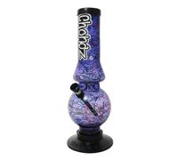Chongz Acrylic 30cm "Why?" Ice Waterpipe bong (Blue)