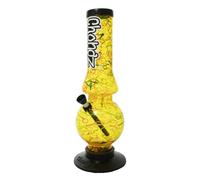 Chongz Acrylic 30cm "Why?" Ice Waterpipe bong (Yellow)
