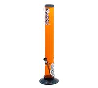 Chongz Acrylic 40cm “Crapture” Straight Bong - No Gimmicks, Just Pure Performance, made from quality 3mm acrylic construction, lightweight and shatter-resistant (Orange)