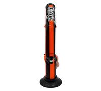 Chongz Acrylic Butterball Ice Bong 40cm - Premium Plastic Water Pipe with Ice Cooling System, Leanback Design & Gift Box (Orange)