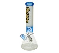 Chongz "Beef Galore" 30cm Ice Beaker Bong | Diffuser Downstem | Thick 5mm Glass (GCH473) (Blue/White)