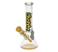 Chongz Bobby Ball Fridge-able Glass Bong 24.5cm - Borosilicate Water Pipe with Glycerine Coil - Premium Glass Smoking Accessory (Pink)