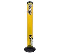 CHONGZ Crapture Acrylic Bong Plastic STRAIGHT Waterpipe Pipe 40cm (Yellow)