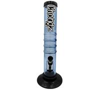 CHONGZ Don't Ffffit Acrylic Bong Plastic Waterpipe,Straight Pipe 30cm (Light Blue)