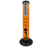 CHONGZ Don't Ffffit Acrylic Bong Plastic Waterpipe,Straight Pipe 30cm (Orange)