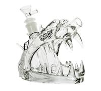 Chongz Dragon Head,15cm Premium Glass Bong 7mm Thick Crystal Clear