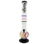 Chongz Furious Fist Acrylic Bong, with Ice Pinch, Random Colour Hoops and Rings 40cm (White)