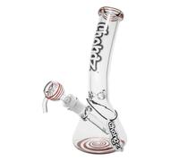 Chongz Glass 25cm Goosebump JNR Water Pipe - Premium Textured Glass Bong with Enhanced Grip Design (Black)