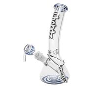 Chongz Glass 25cm Goosebump JNR Water Pipe - Premium Textured Glass Bong with Enhanced Grip Design (Blue)