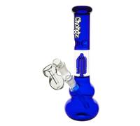 Chongz Glass 30cm 4mm "Vegas" Percolator Waterpipe bong (Cool Blue Accents)