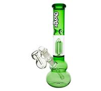 Chongz Glass 30cm 4mm "Vegas" Percolator Waterpipe bong (Emerald Green Accents)