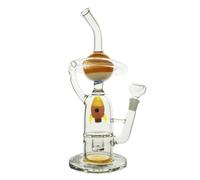 Chongz Glass Bong 32cm "Day Trip to Uranus" with Percolator, Premium Waterpipe