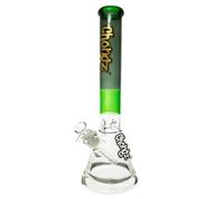 Chongz Glass Bong 42cm Big Fat Heavy Duty, Waterpipe (Green)