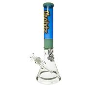 Chongz Glass Bong 42cm Big Fat Heavy Duty, Waterpipe (Milk Green)