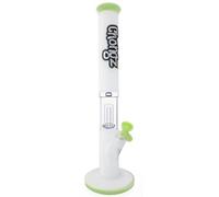 Chongz Glass Bong 45cm Great White Premium Waterpipe with Jelly Fish Percolator Straight Pipe (Green)