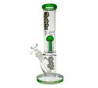 Chongz Glass Bosh Rogan 30cm Straight Bong, Percolator & Ice Pinch (Green)