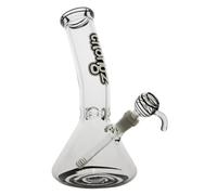 Chongz Goosebump 30cm 7mm Heavy Duty, Waterpipe Pipe with Angled Neck (Black)