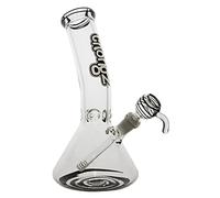 Chongz “Goosebump” 30cm Tall - 7mm Glass Bong - Black