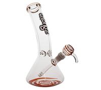 Chongz Goosebump 30cm Tall 7mm Thick Glass Ice Bong Red