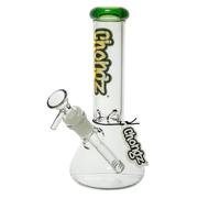 Chongz Hemphasize 22cm Glass Bong UK - Premium Borosilicate Waterpipe with Stable Base Design for Smooth Experience (Green)