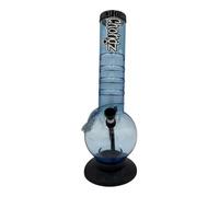 CHONGZ Jail Bait Acrylic Bong 30cm Plastic Waterpipe with Metal Cone & Stem (Light Blue)