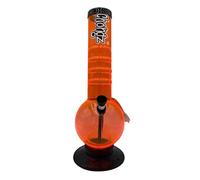 CHONGZ Jail Bait Acrylic Bong 30cm Plastic Waterpipe with Metal Cone & Stem (Orange)