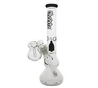 CHONGZ 'Lil Trev' 26cm Glass Bong - Black Accents