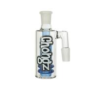 Chongz Meglet Glass Bong Ash Catcher & Pre-Cooler - Premium Borosilicate Percolator Bong Attachment with Enhanced Filtration (Blue, 18.8mm)