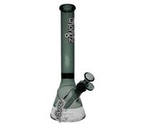 Chongz "Opulence" 30cm Glass Beaker Bong | Diffuser Downstem and Bowl with Handle (GCH420) (Goose Grey)