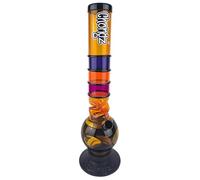 CHONGZ "Shivas Choice" Large 40cm Acrylic Ice Twist Bouncer Bong (CHO125) (Gold)
