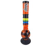 CHONGZ "Shivas Choice" Large 40cm Acrylic Ice Twist Bouncer Bong (CHO125) (Orange)