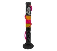 CHONGZ Stuart STRAIGHT Acrylic Bong, Clear Neck & Percolator, 40cm - Random Colour Delivery