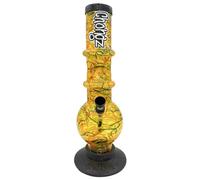 CHONGZ Terrible Human Acrylic Bong Plastic Waterpipe Pipe 30cm (Yellow)