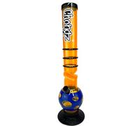 Chongz "Trigger Cut" 40cm Acrylic Ice Twist Bong (CHO41) (Orange)