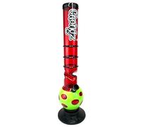 Chongz "Trigger Cut" 40cm Acrylic Ice Twist Bong (CHO41) (Red)