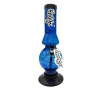 CHONGZ Why Acrylic Bong Plastic Waterpipe Pipe, Ice Spikes 30cm (Dark Blue)